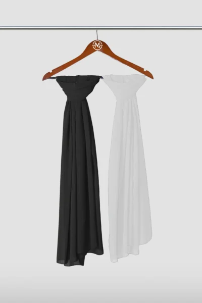 Chiffon Staller Black/White