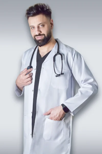 Zeen Fabric Men Labcoat/Overall by MEDSURG